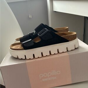 Papillio Black and White Sandals
